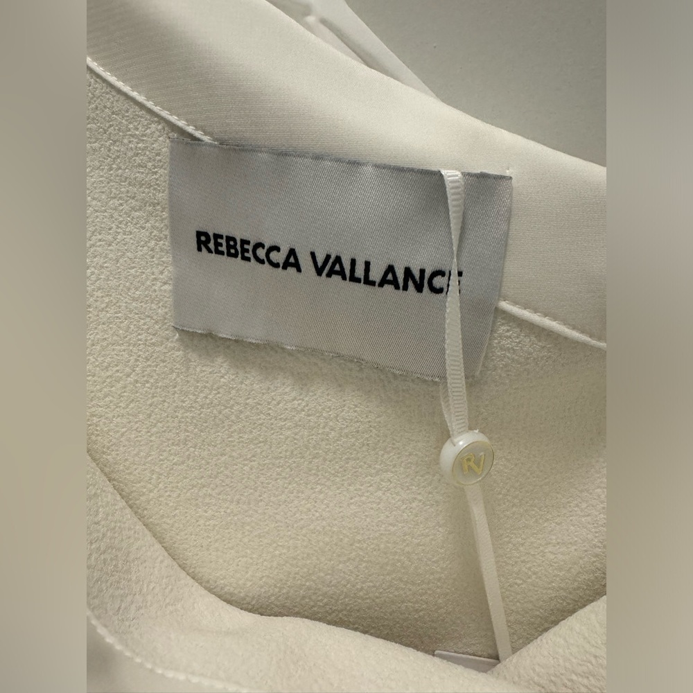 Rebecca Vallance Chloe Taffeta One-Shoulder Crepe Column Gown - Picture 6 of 8